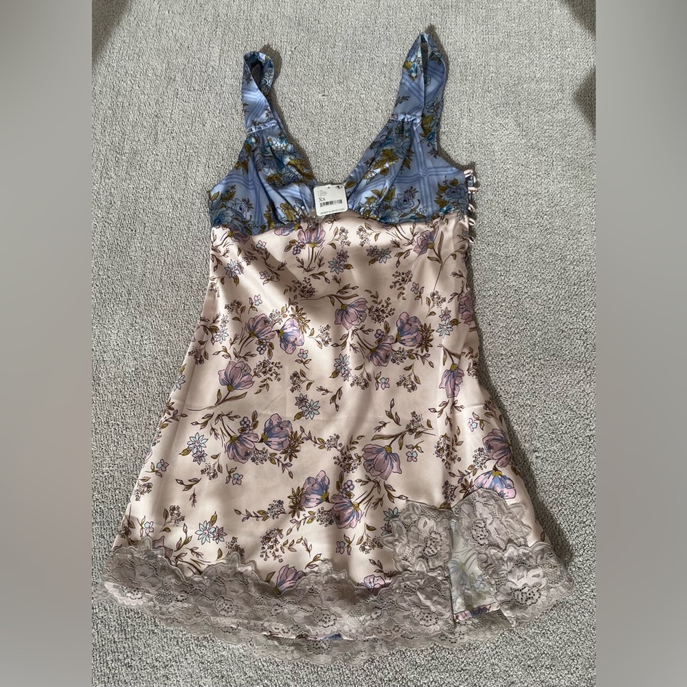 Free People Mini Slip Dress